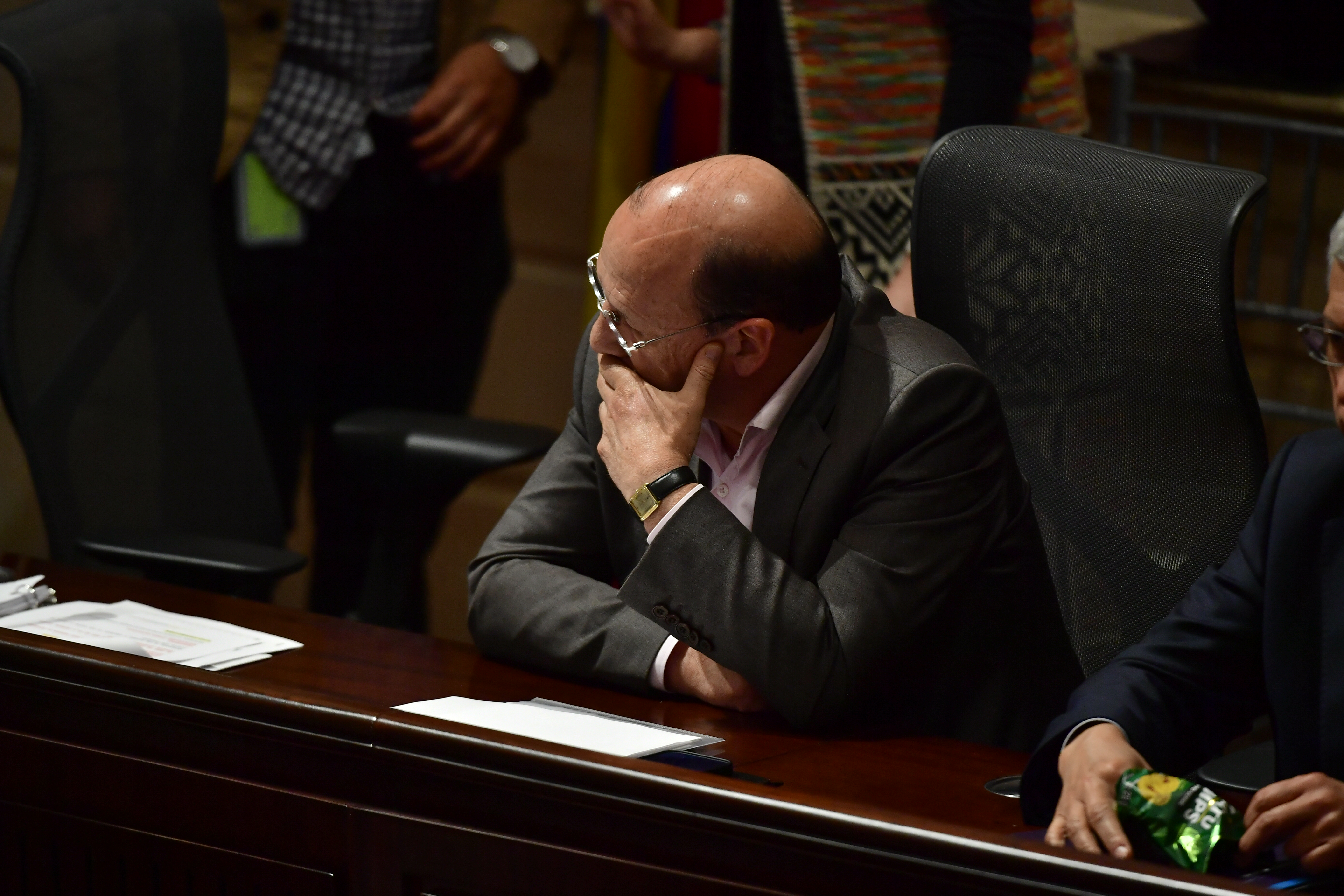 Ministro de Hacienda, en el debate sobre la reforma tributaria en las comisiones económicas del Congreso.