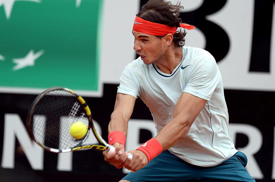 Nadal pasa a semifinales en Roma al ganarle en tres sets a Ferrer