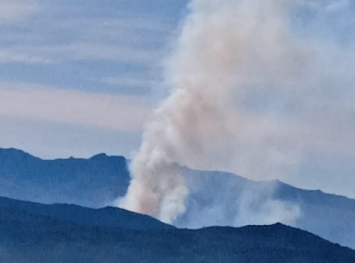 Incendio en el páramo Las Alfombras, en Boyacá, ha consumido 250 hectáreas