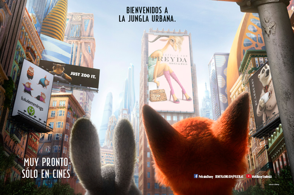 Disney ofrece más detalles de «Zootopia»