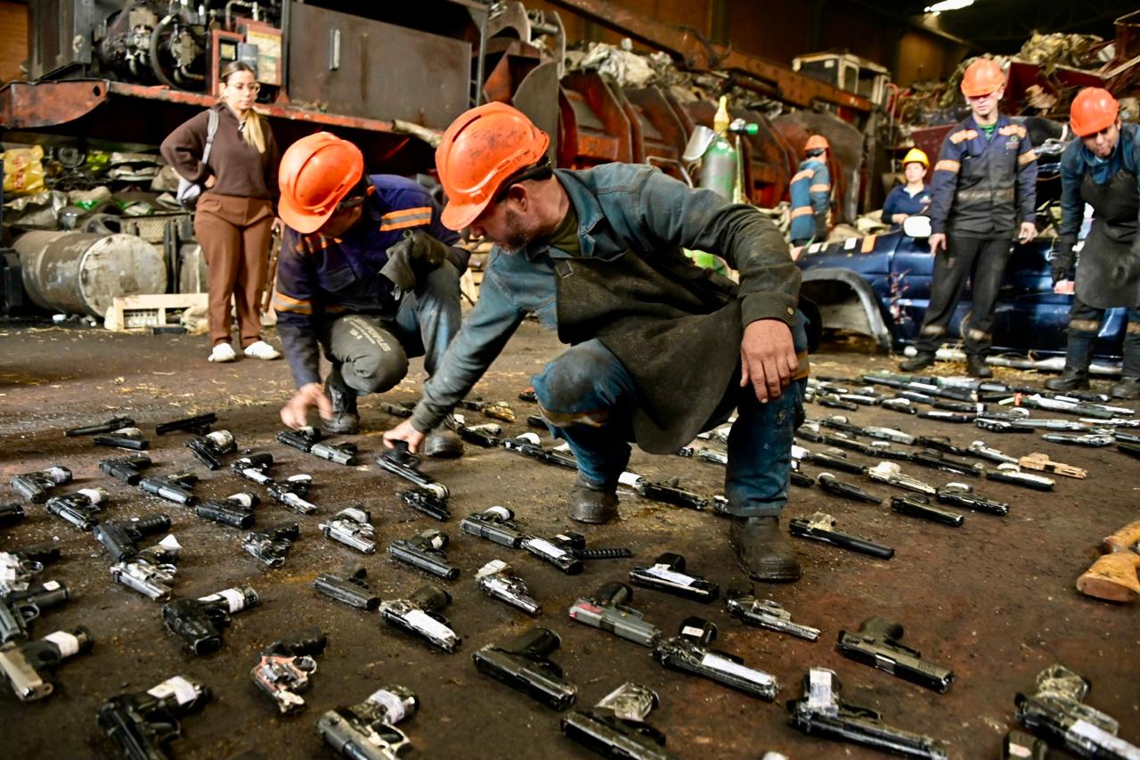 La capital registra la mayor cifra de incautación de armas en años: van más de 400 en 2026