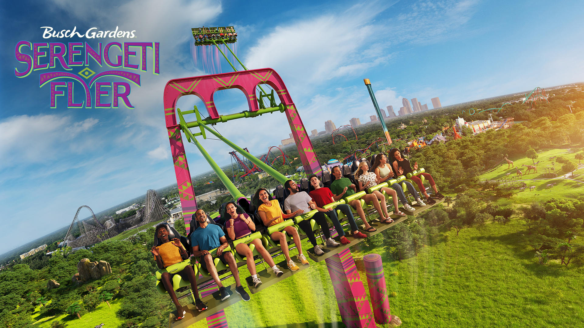 Busch Gardens Tampa Bay anuncia atracción que será la más alta y rápida del mundo