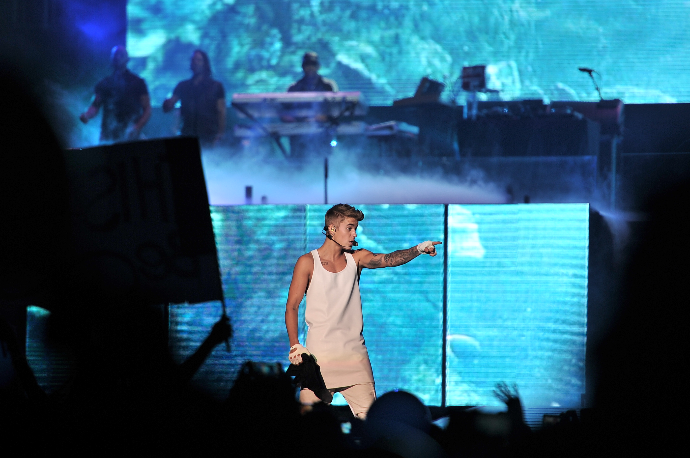 Cantante canadiense, presenta su espectáculo "Believe Tour" en el estadio El Campín.