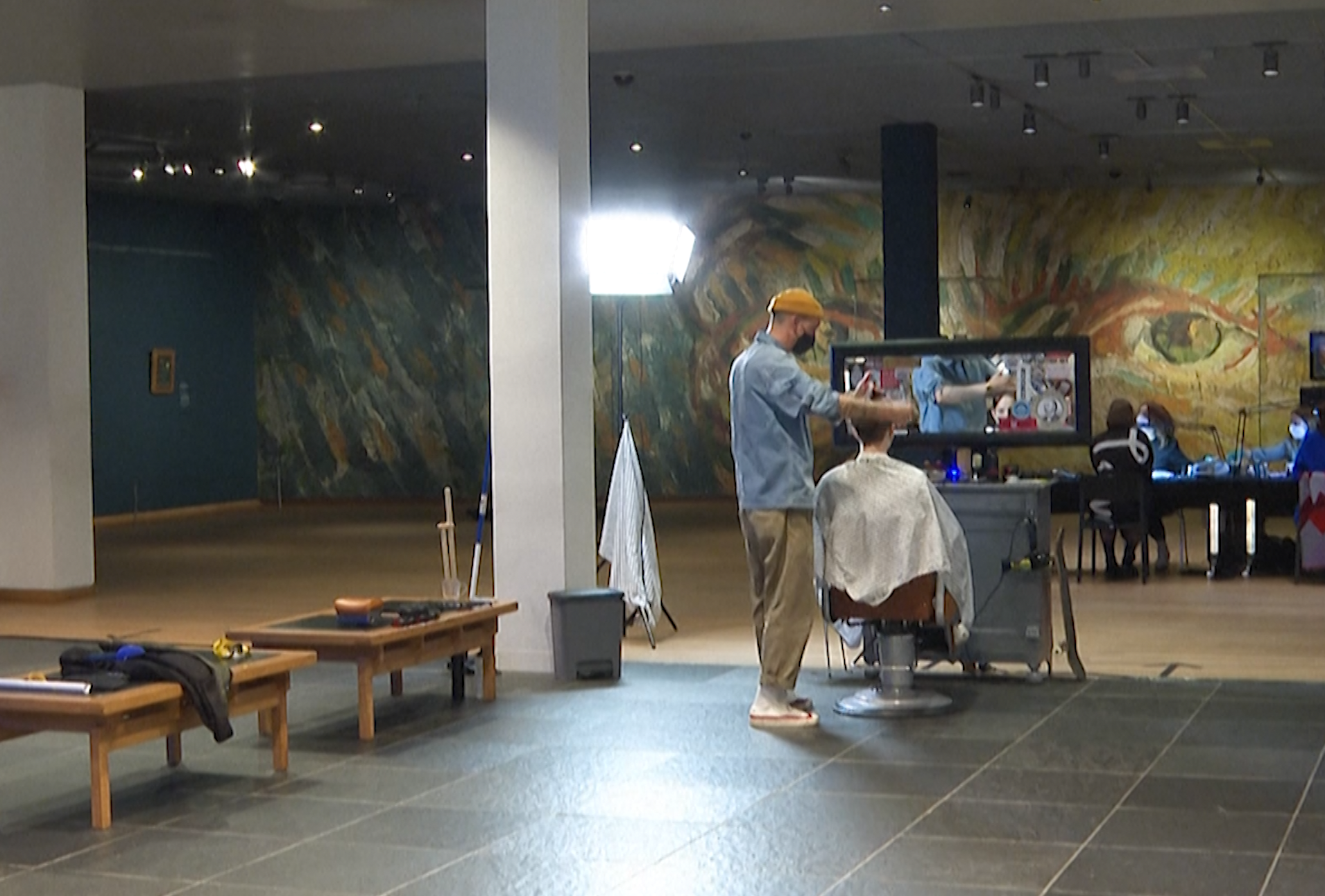 Peluquerías en museos, así protesta el sector cultural en Países Bajos