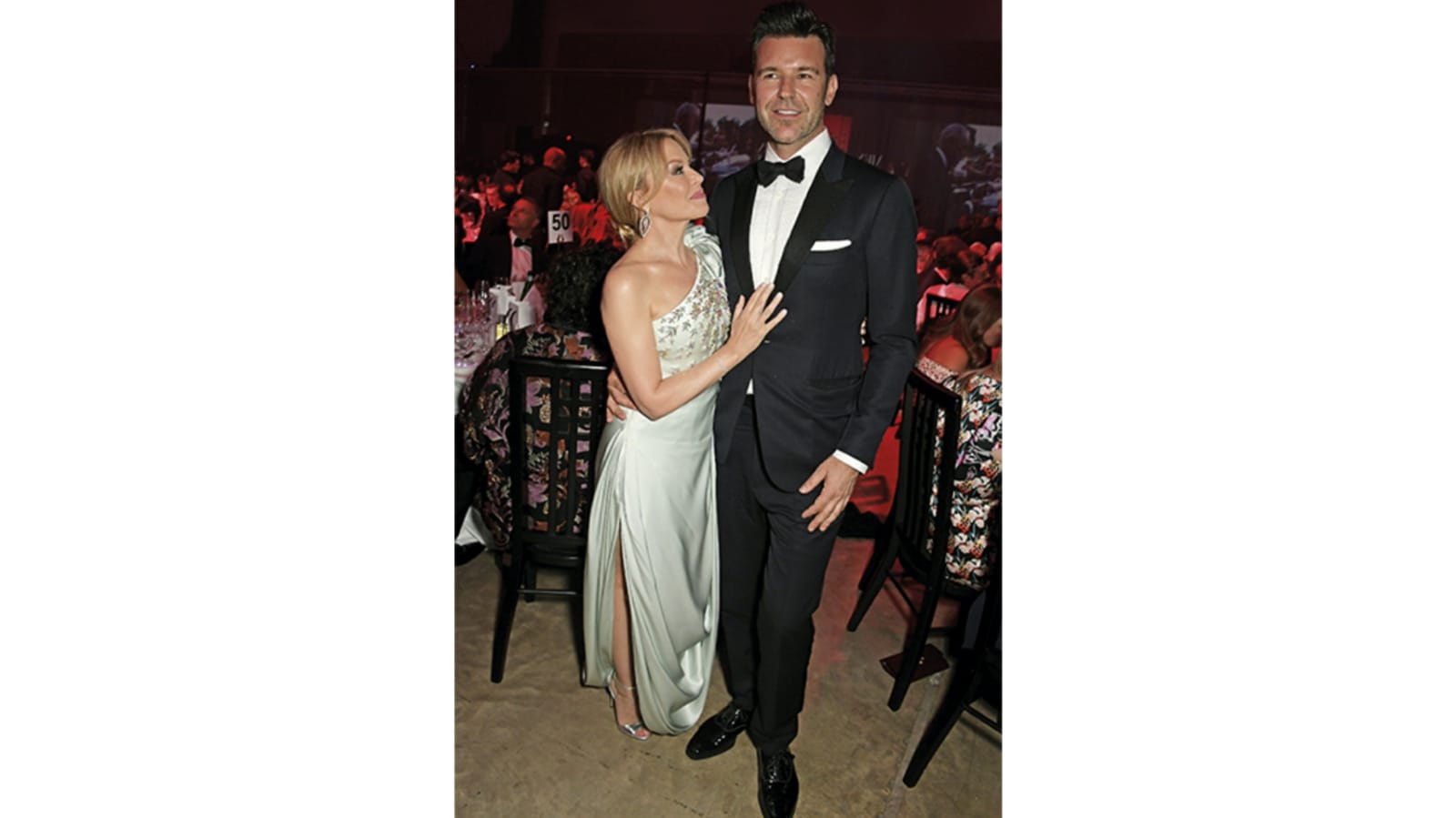Kylie Minogue y Paul Solomons