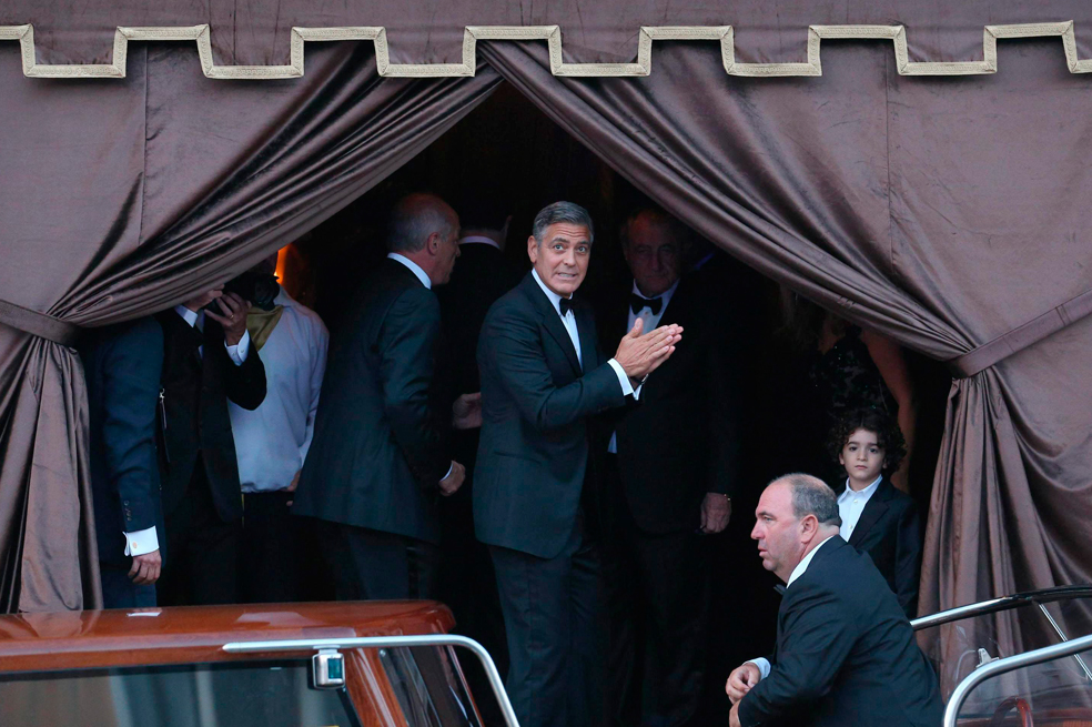 George Clooney y Amal Alamuddin se casaron en Venecia