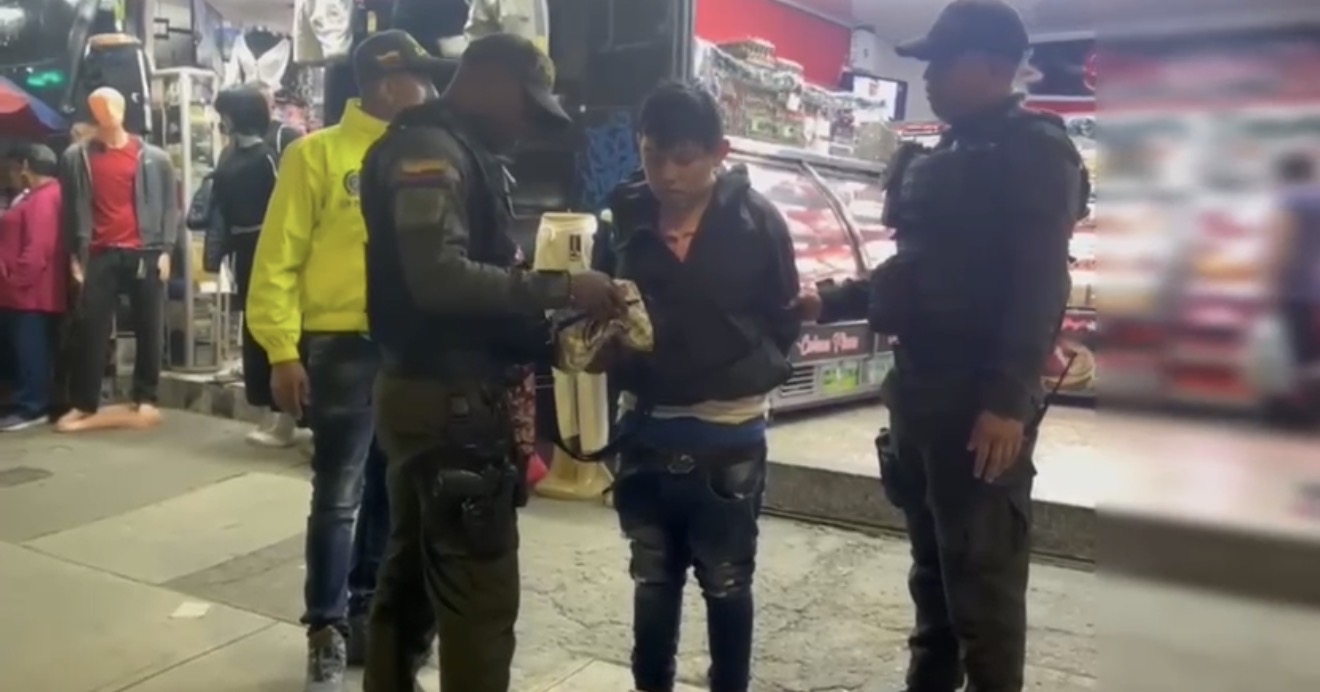Capturan en Kennedy a presunto extorsionista que intimidaba a comerciantes con explosivos