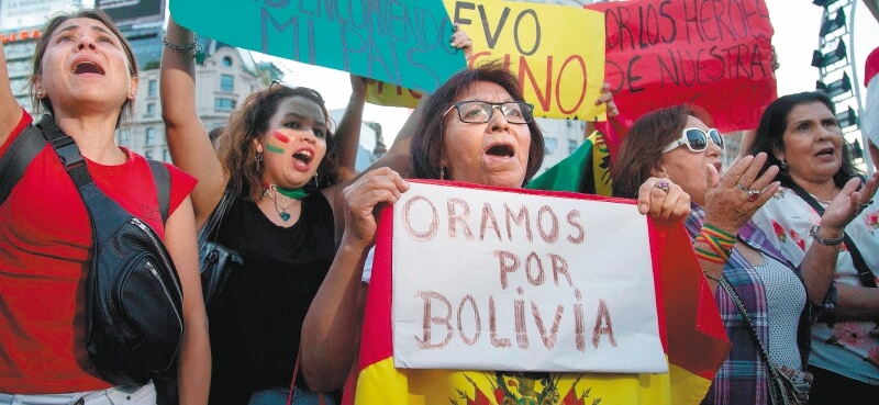 Así ven la crisis los ciudadanos bolivianos