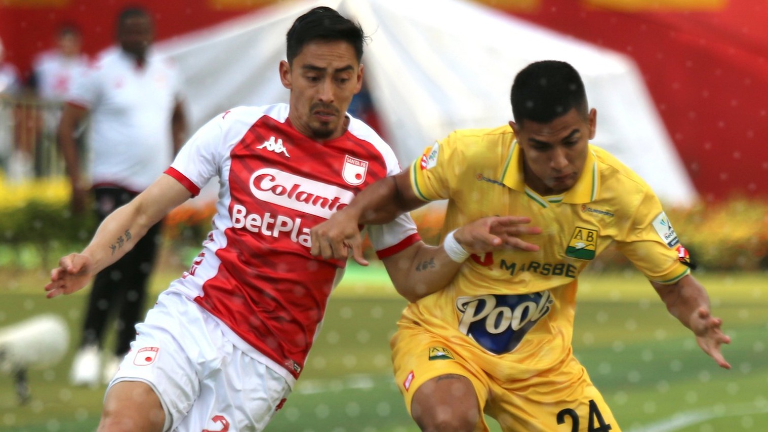 Liga BetPlay: Santa Fe y Bucaramanga empataron en un duelo con pocas emociones