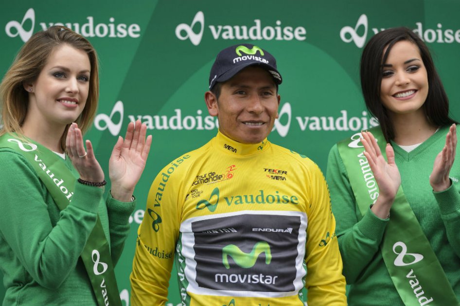 Nairo Quintana nuevo líder del Tour de Romandia. Foto: AFP