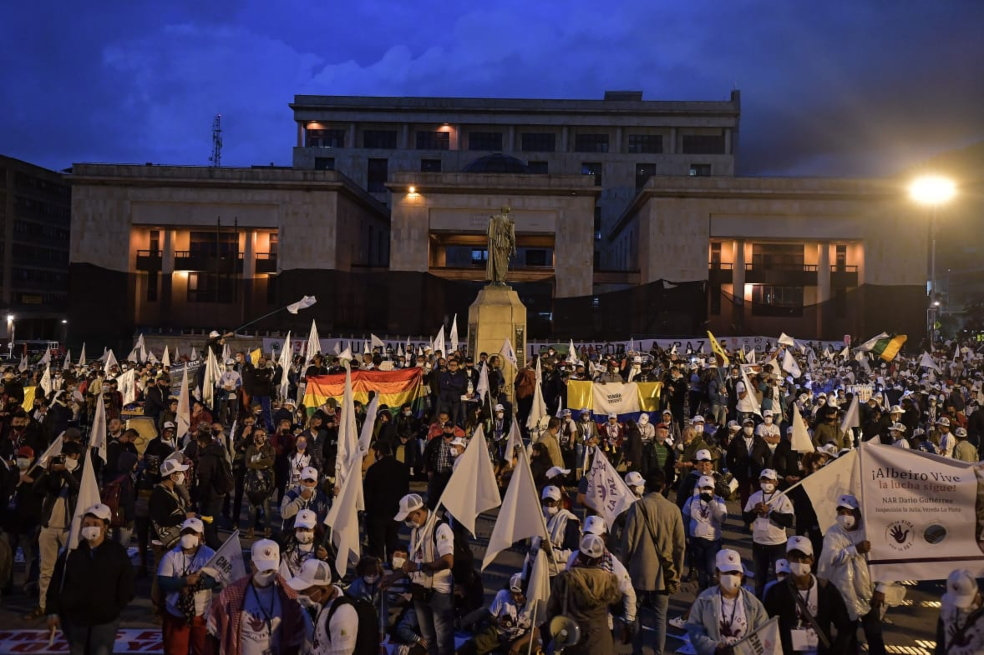 Así fue la llegada de los excombatientes de las Farc a Bogotá
