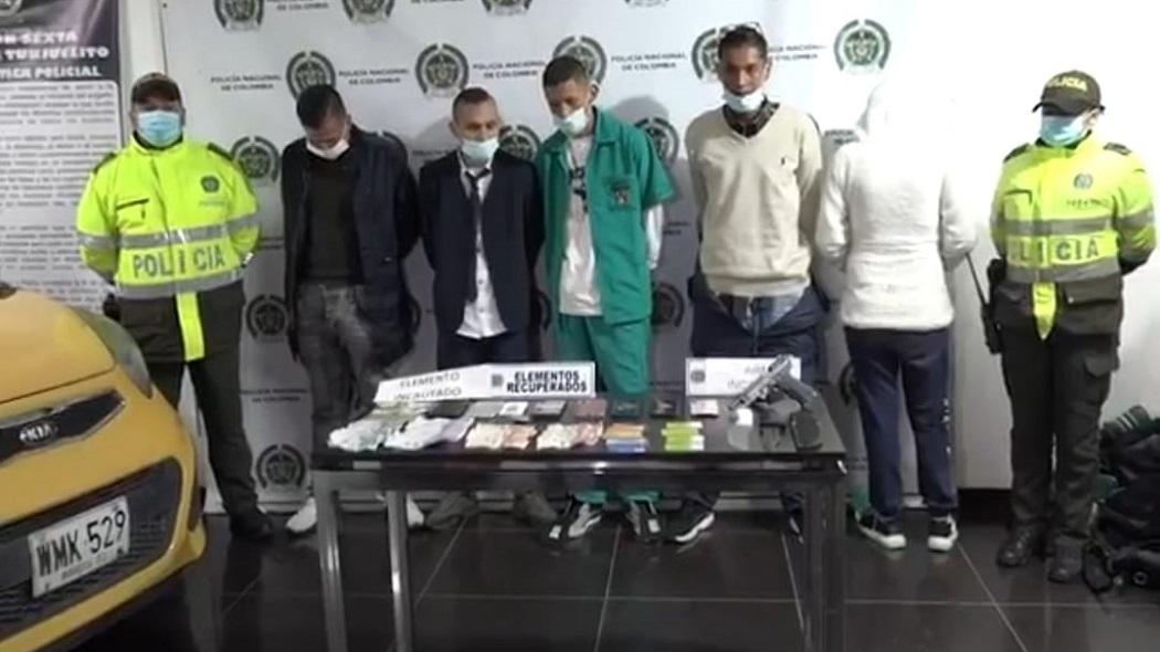 Capturan a cinco señalados de robar un bus del SITP en Bogotá