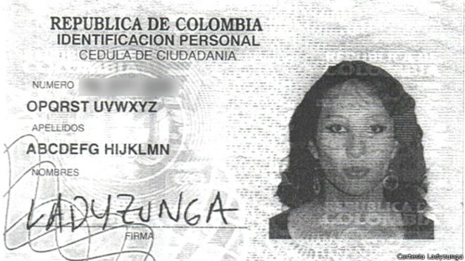 ¿Por qué una colombiana se llama como el abecedario?