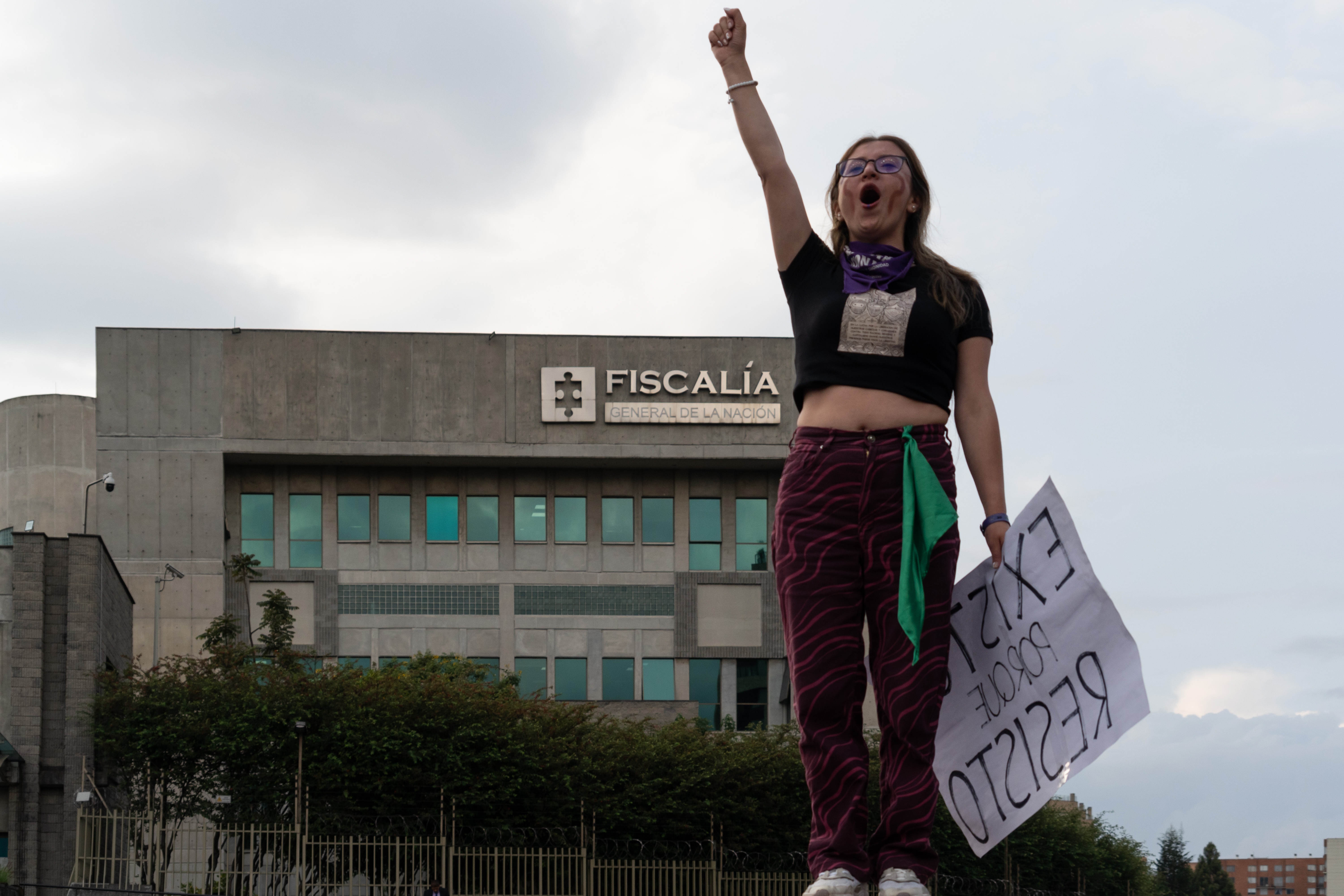 Las fotos que dejó la marcha del 8M en Bogotá.