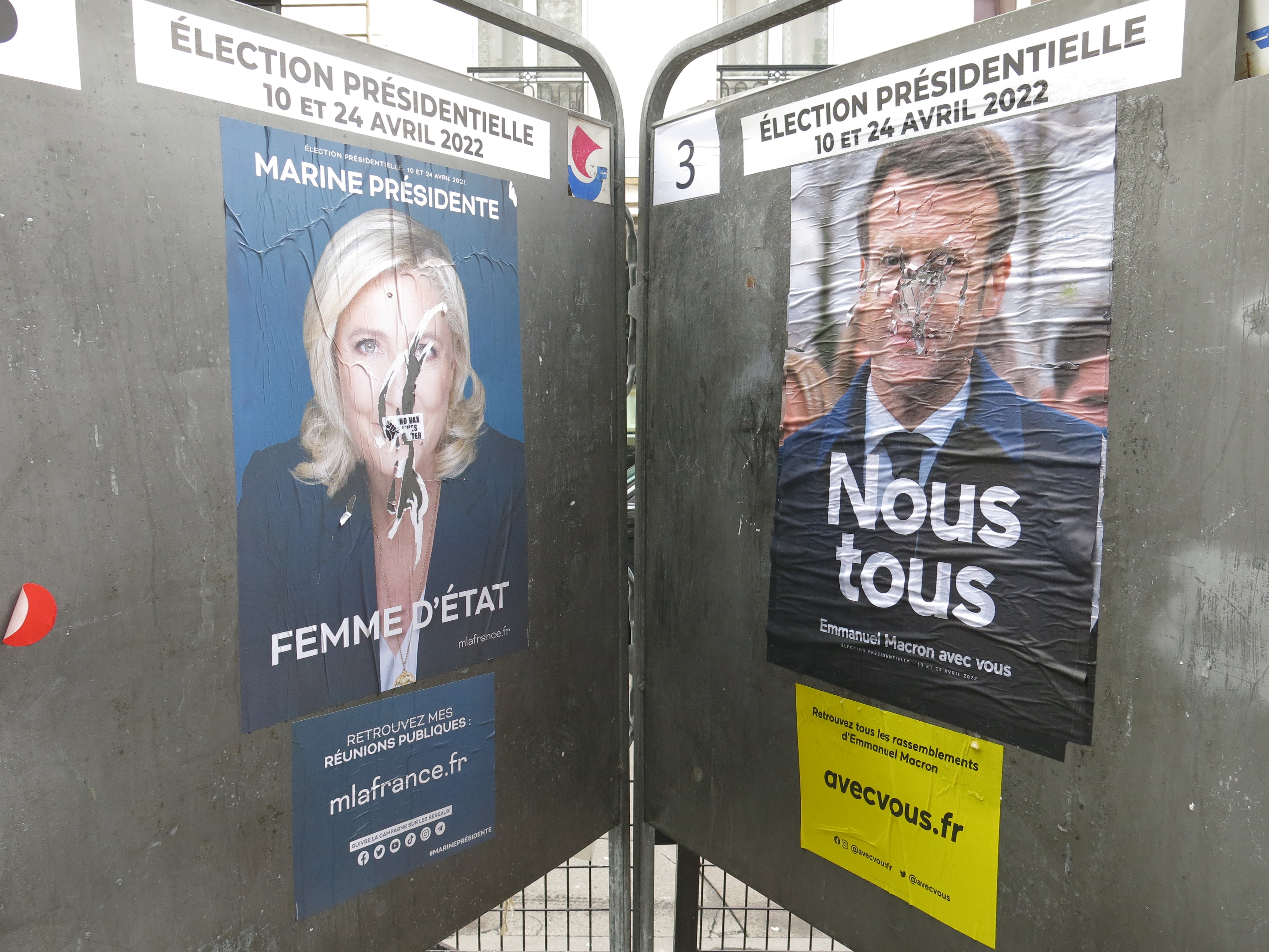 Macron y Le Pen se disputan los votos de izquierda, pero ninguno parece convencer
