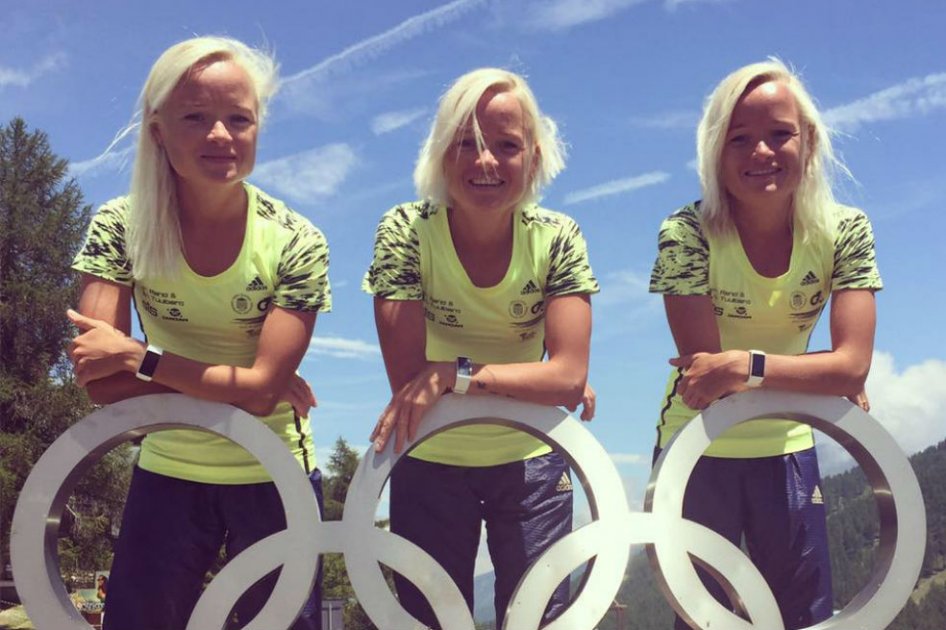 Leila, Liina y Lily competirán juntas en el maratón femenino del 14 de agosto. Foto: @TrioToRio