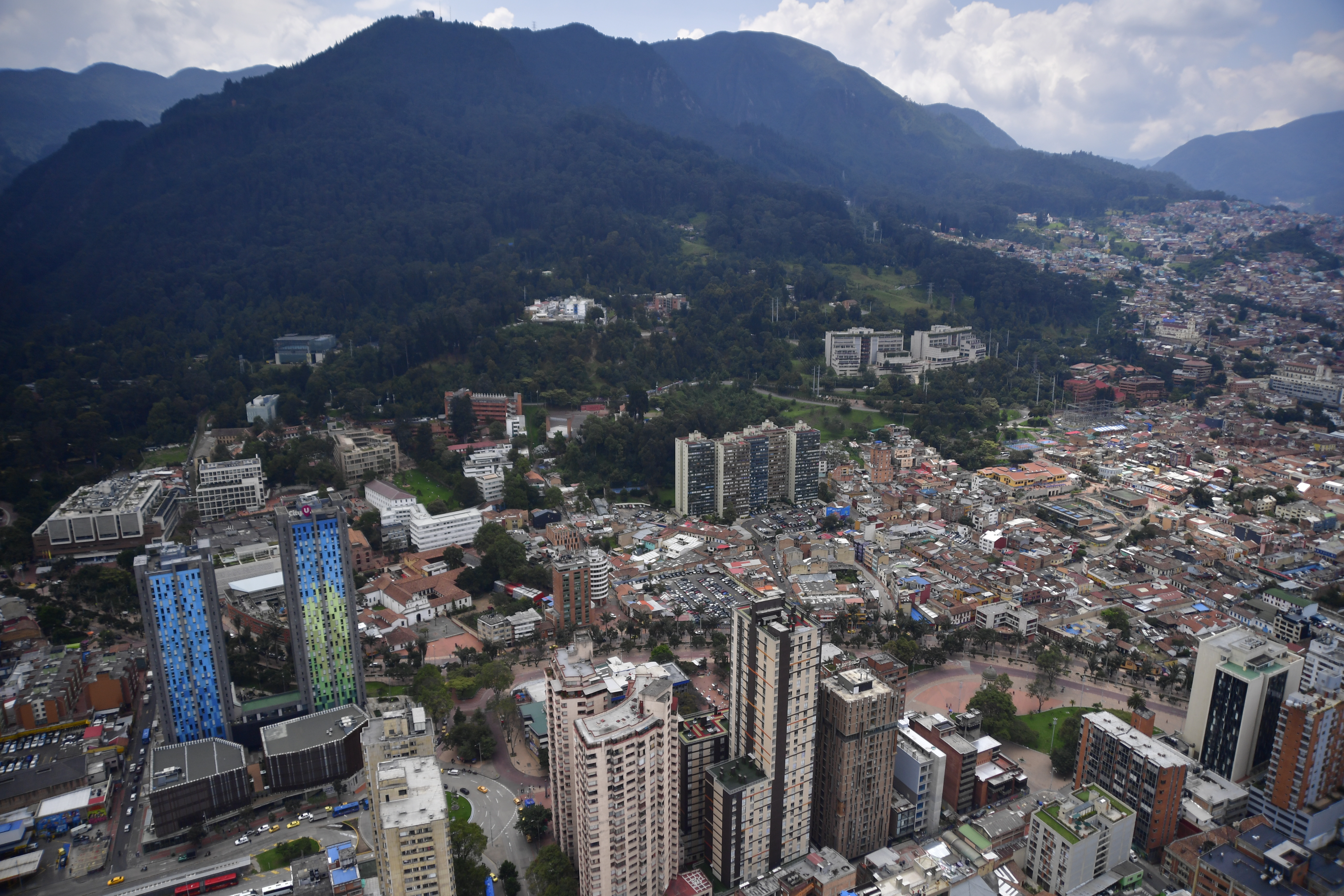 Bogotá vista desde el edificio BD Bacatá, ahora Bogotá Tower 2862