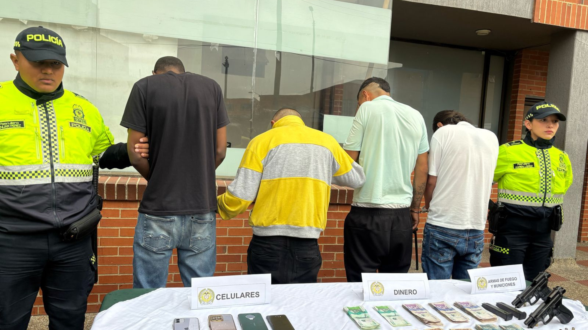 Millonario robo a banco en Bogotá: con helicóptero atraparon a los ladrones