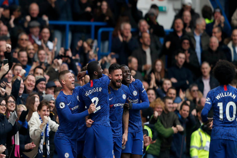 El equipo dirigido por Frank Lampard ocupa la cuarta casilla de la Premier League con 48 puntos. / AFP