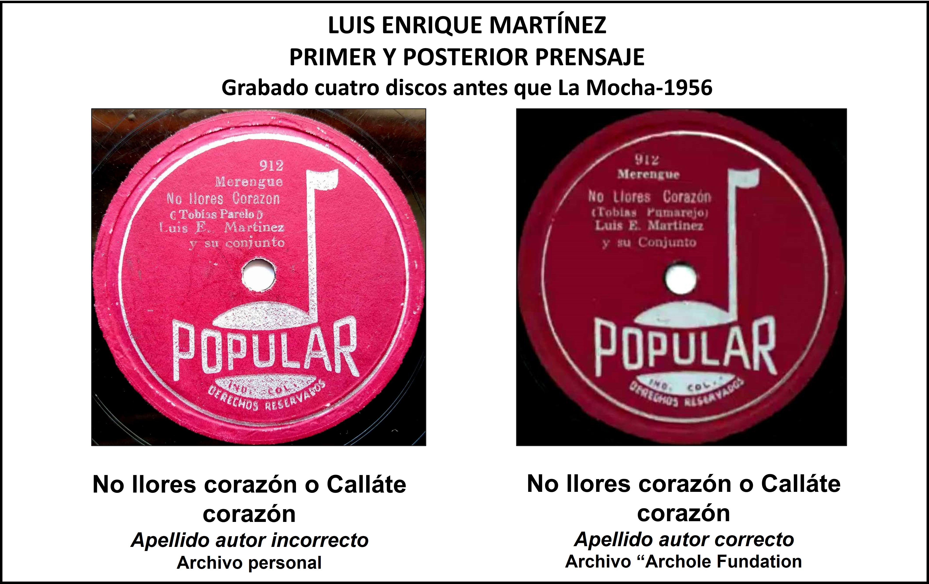 La historia de “La Mocha”, el merengue de Luis Enrique Martínez