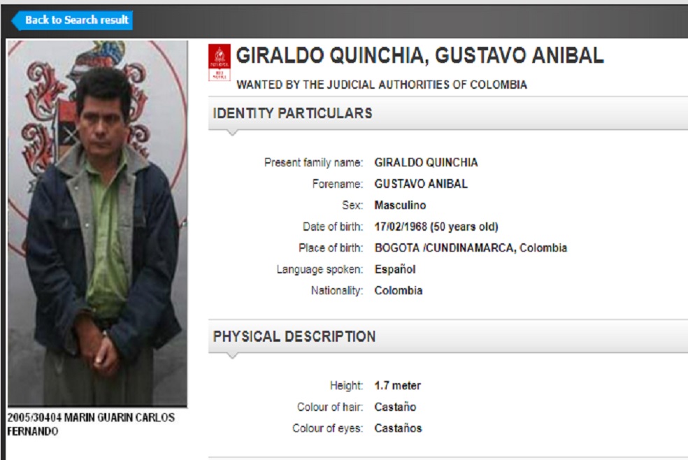Interpol emite circular roja contra alias “Pablito”, jefe del ELN