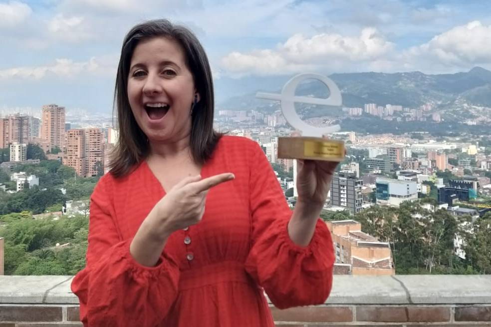 Cristina Arbeláez, ganadora del Premio Mujeres que Impactan 2020.