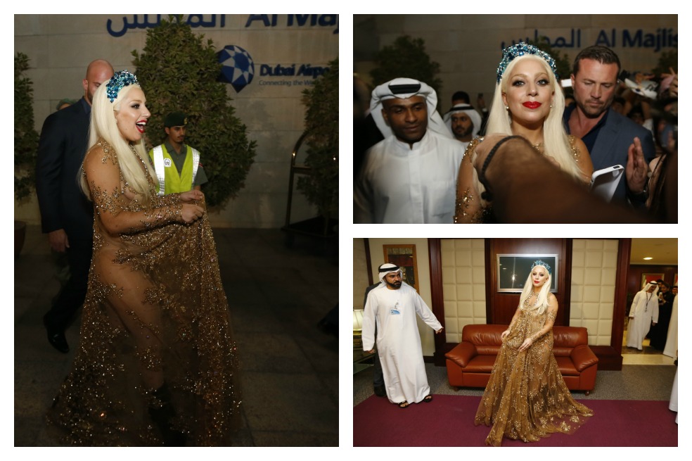 Lady Gaga pone a prueba la tolerancia de Dubái