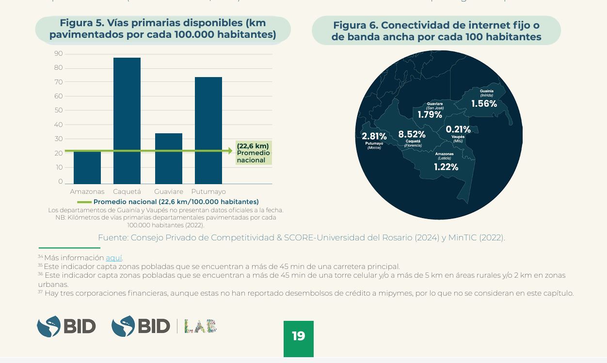Región Amazónica Colombiana, gráfica.