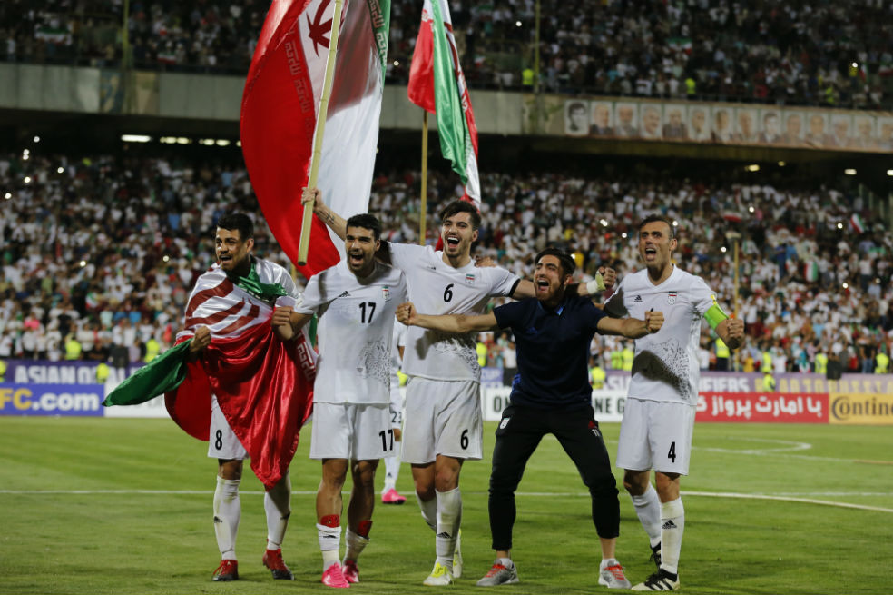 Irán, tercera selección clasificada a Rusia 2018