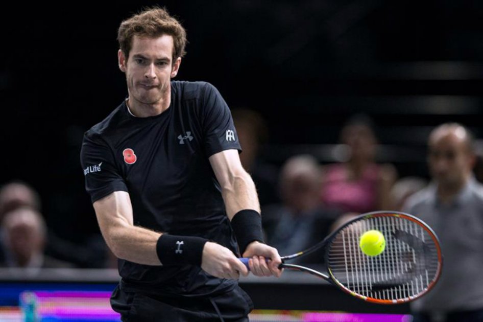 El británico Andy Murray en el partido semifinal ante el español David Ferrer. / EFE
