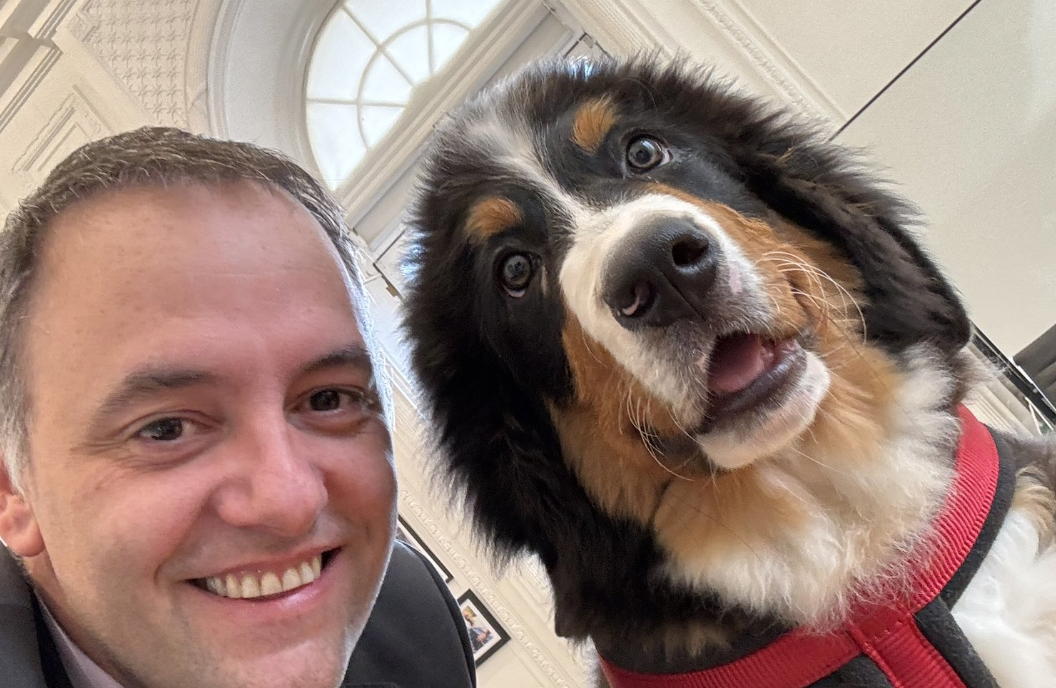 Un perro presidencial: así es Thor, la nueva mascota de la Casa Rosada