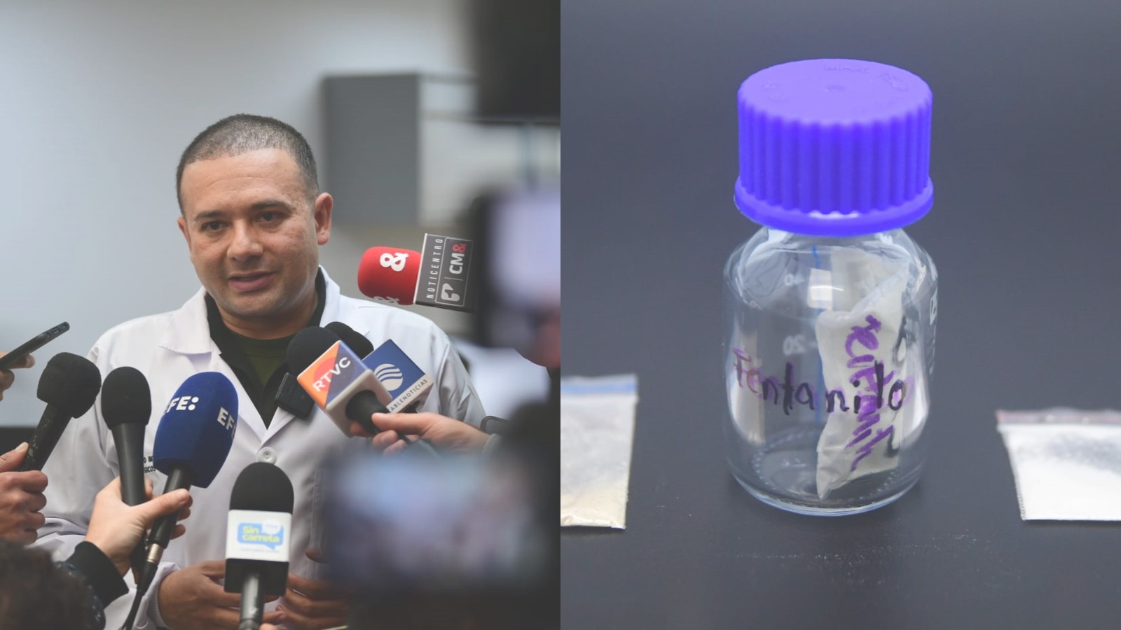 Encontraron fentanilo farmacéutico en 1.300 muestras recogidas por la Policía