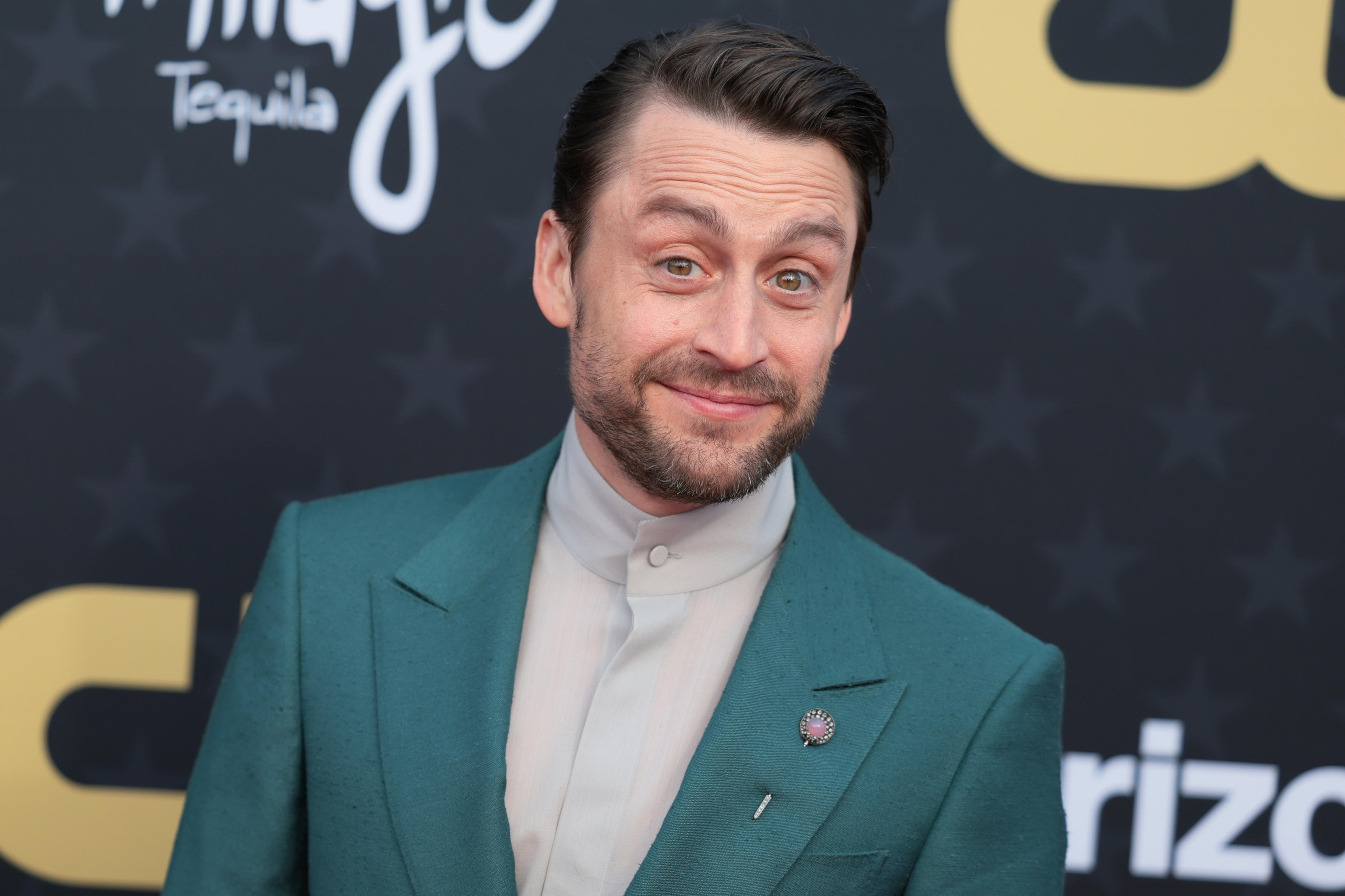 Santa Monica (United States), 14/01/2024.- US actor Kieran Culkin attends the 29th Critics Choice Awards at The Barker Hangar in Santa Monica, California, USA, 14 January 2024. EFE/EPA/ALLISON DINNER