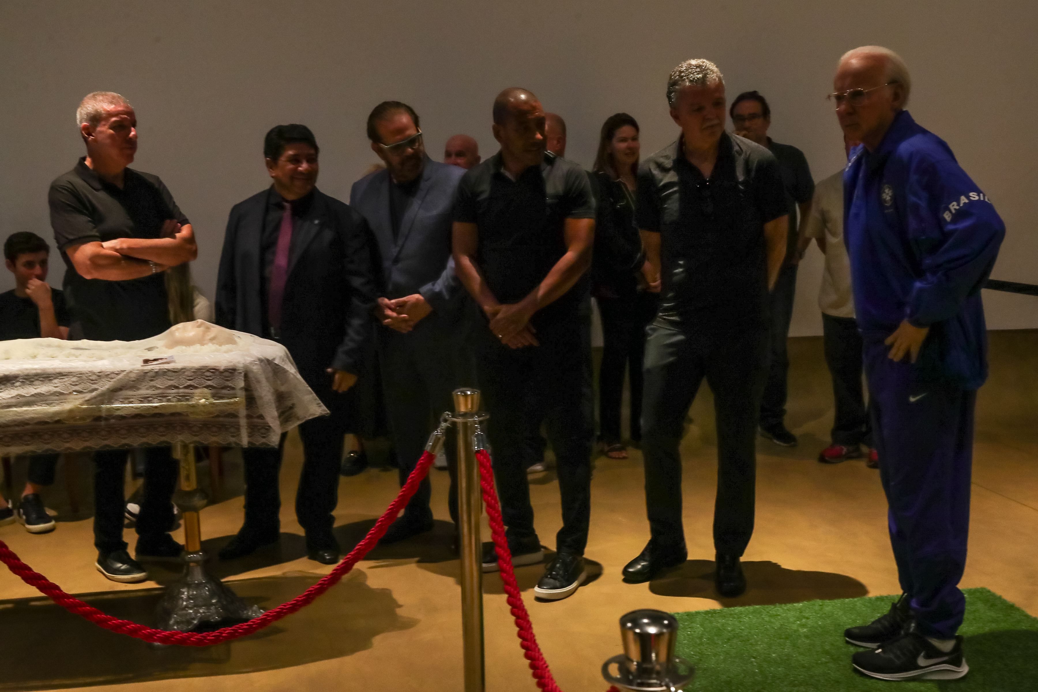 Cientos de brasileños y leyendas del fútbol despiden al “Viejo Lobo” Zagallo