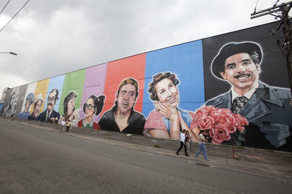 Sao Paulo inmortaliza a Chespirito