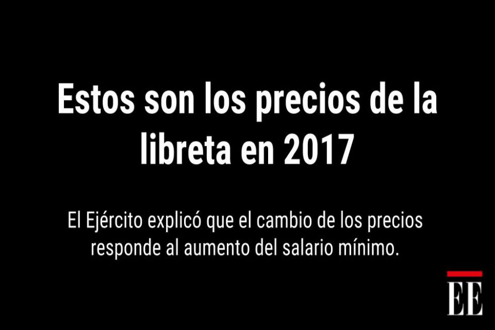 Esto vale la libreta militar en Colombia