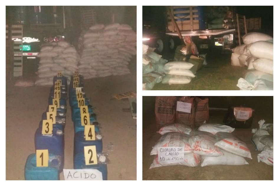 Las operaciones para incautar el material duraron cerca de seis meses./ Foto: Policia Nacional