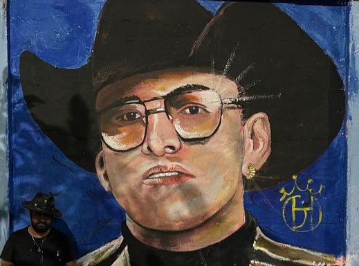 Este es el mural con el que rindieron homenaje a Yeison Jiménez en Bucaramanga