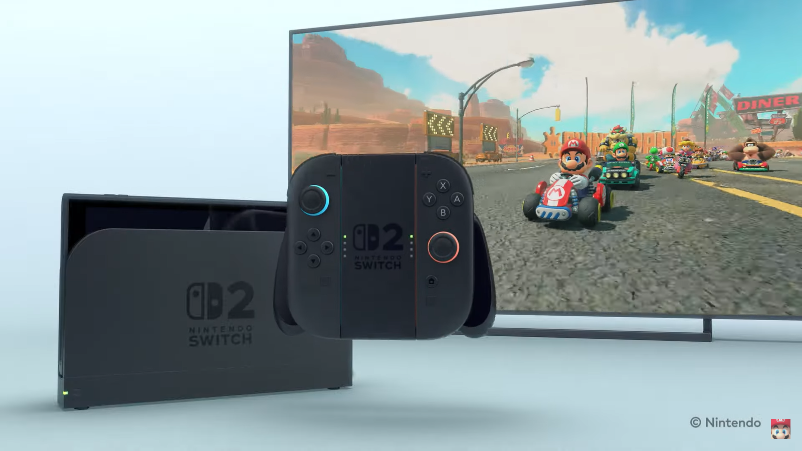 La nueva Nintendo Switch 2 continuará siendo una consola híbrida (de mesa y portátil) como su hermana mayor.