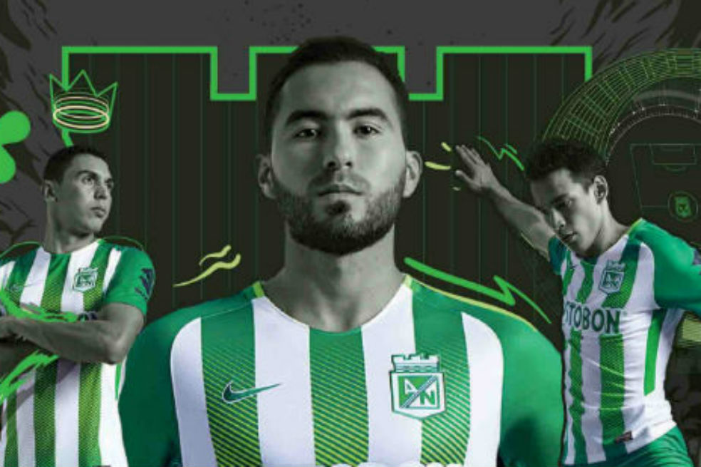Atlético Nacional presentó su nueva indumentaria para 2018