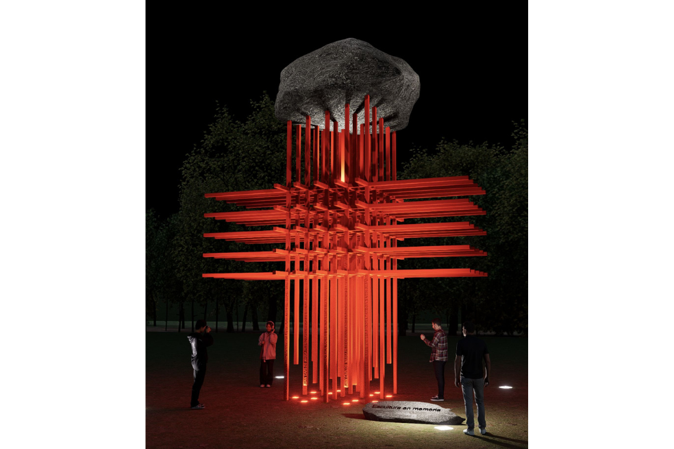 Así será la nueva escultura que estará en la Biblioteca Virgilio Barco en Bogotá