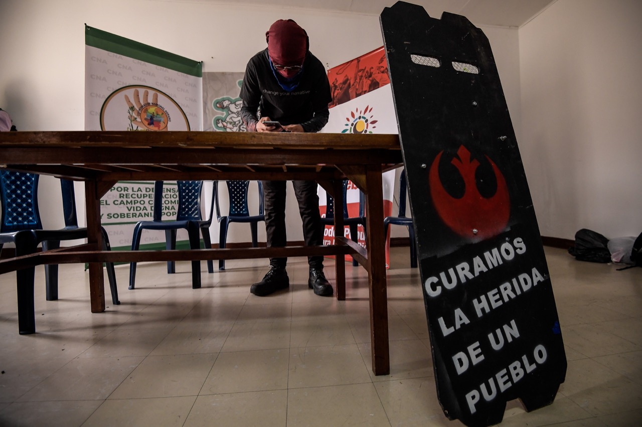 Durante las declaraciones, los líderes del movimiento señalaron que lo dicho por las autoridades estigmatiza la protesta social en Colombia.