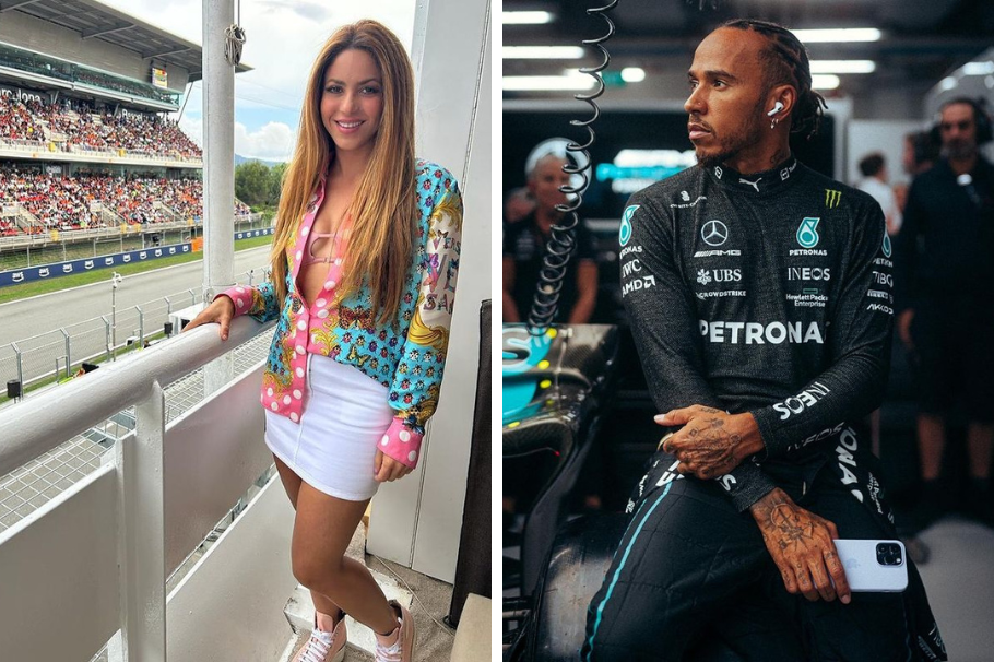 ¿Lewis Hamilton confirmó su amor por Shakira? El piloto quiere a una latina