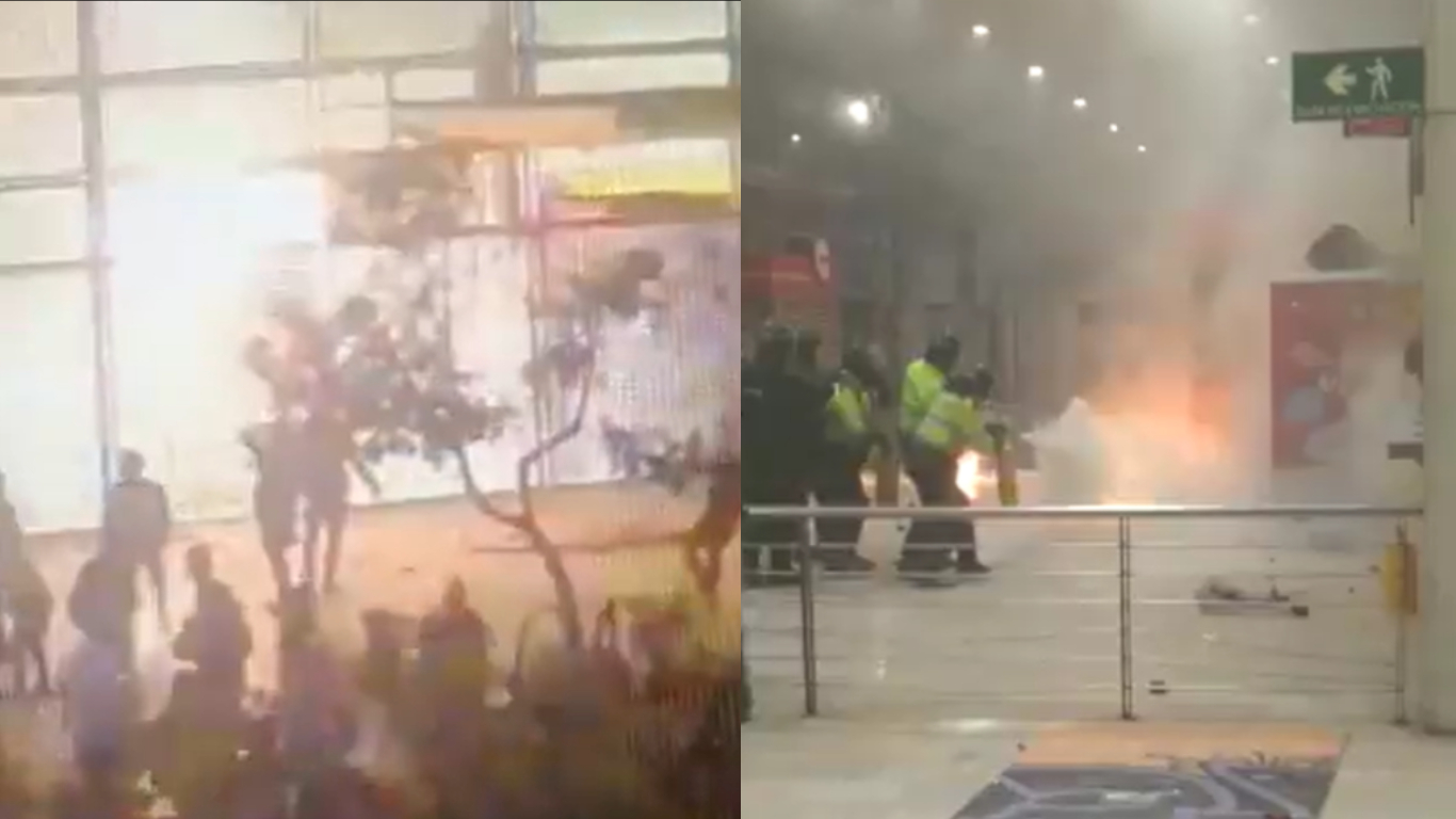 Enfrentamientos y disturbios: otra noche de violencia en Suba, Bogotá