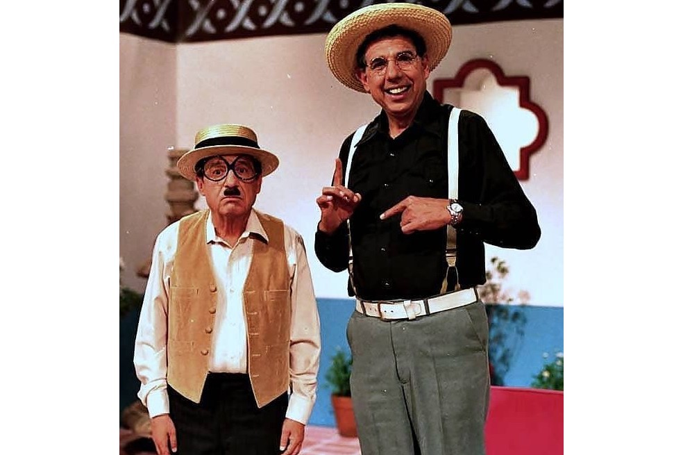 Chaparrón Bonaparte junto a Lucas Tañeda.