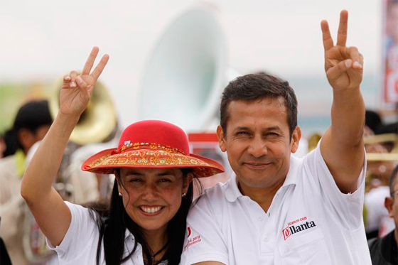 Esposa de Humala niega que se vaya a postular a presidencia de Perú en 2016