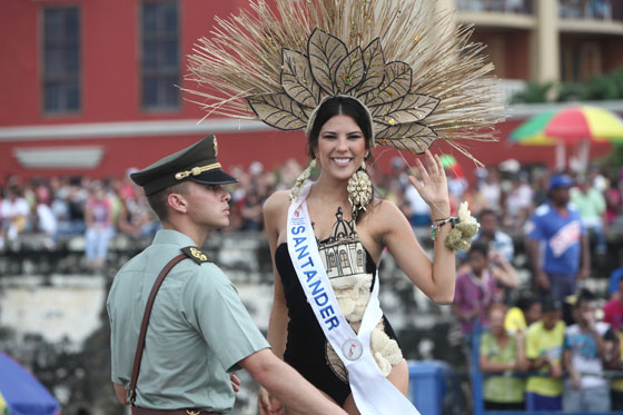 Las reinas en la Batalla de flores
