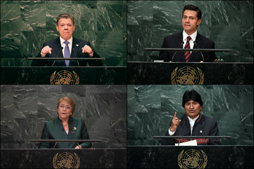 Las frases de los presidentes latinoamericanos en la Asamblea de la ONU