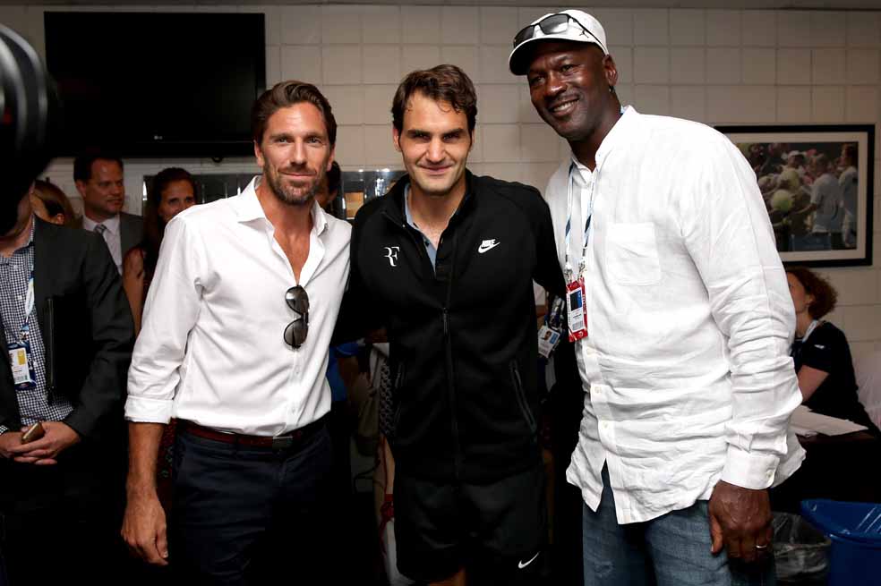 Federer y Jordan: los nuevos mejores amigos