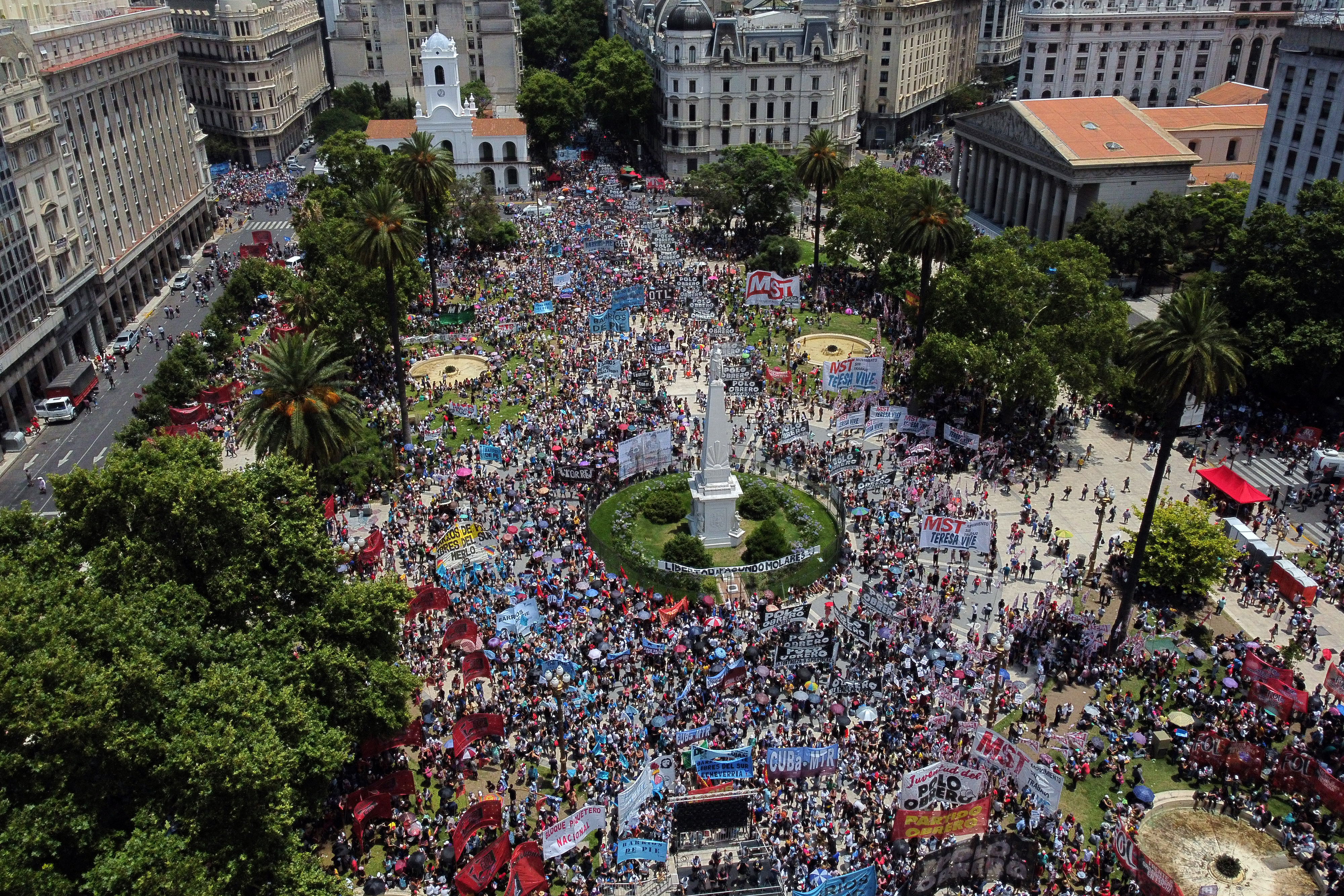 Con manifestaciones, argentinos conmemoraron 20 años de la peor crisis económica